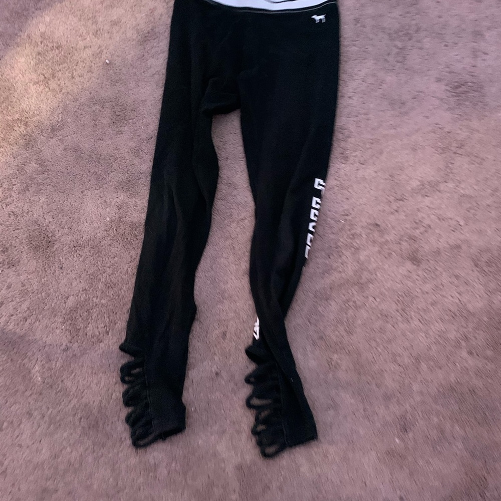 Cute Pink Black Pants